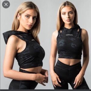 Alphalete Black/Grey Camo SET Leggings and Top